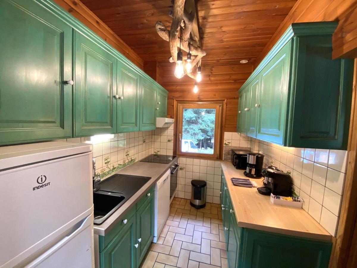 Le Fishing Lodge Chalet En Bois Avec Bain Nordique La Bresse Ngoại thất bức ảnh