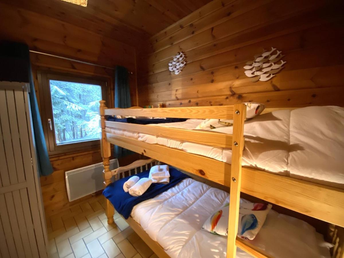 Le Fishing Lodge Chalet En Bois Avec Bain Nordique La Bresse Ngoại thất bức ảnh