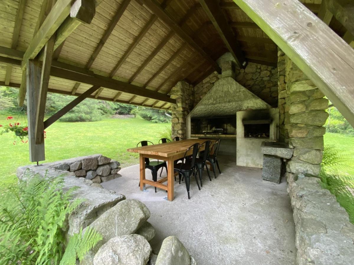 Le Fishing Lodge Chalet En Bois Avec Bain Nordique La Bresse Ngoại thất bức ảnh